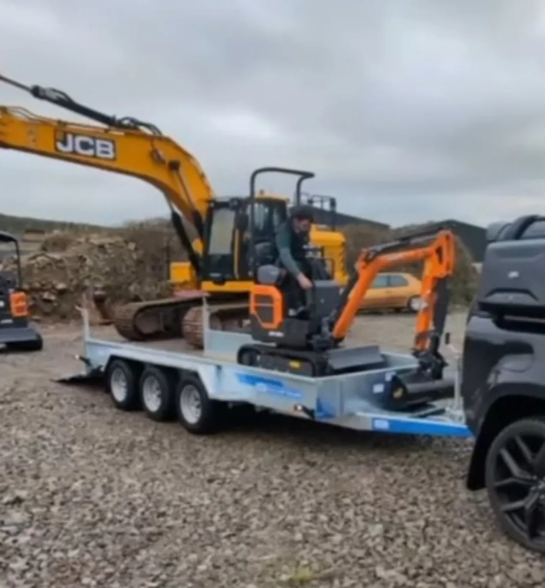 New Dale kane 14ft beavertail 3.5ton plant trailer - Image 1