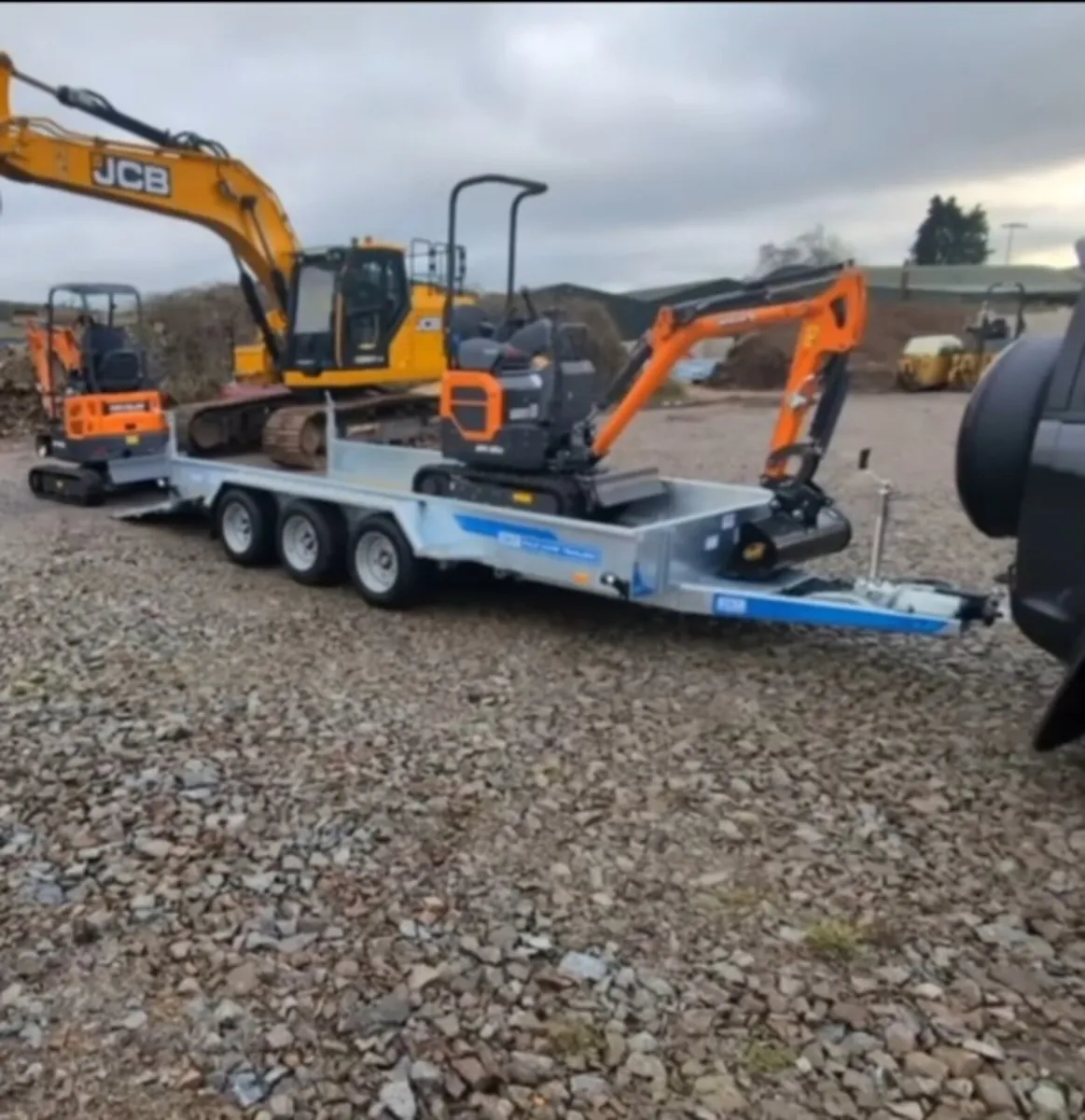 New Dale kane 14ft beavertail 3.5ton plant trailer - Image 3