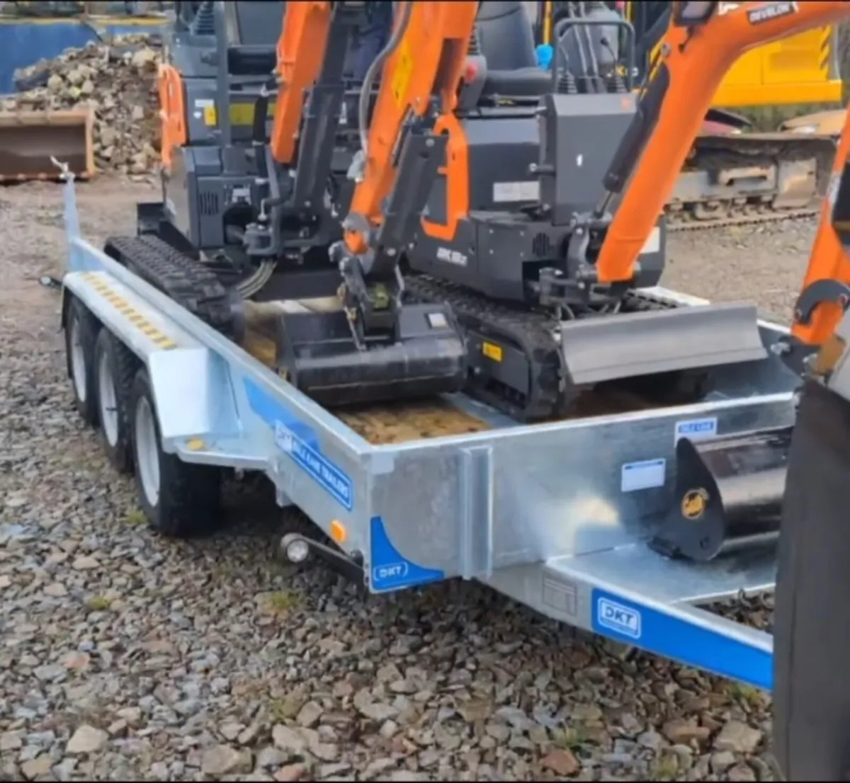 New Dale kane 14ft beavertail 3.5ton plant trailer - Image 4