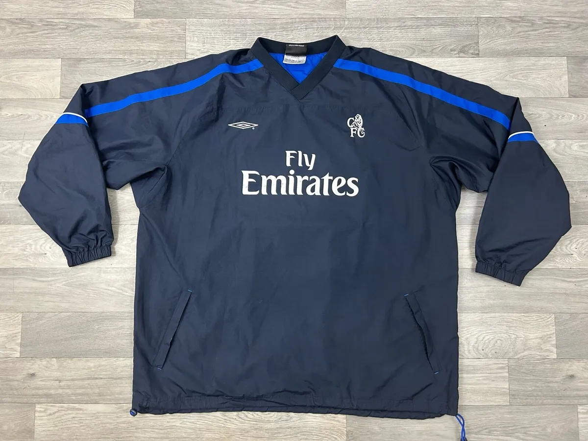 Vintage 00s Umbro Chelsea London Sweatshirt XXL - Image 1