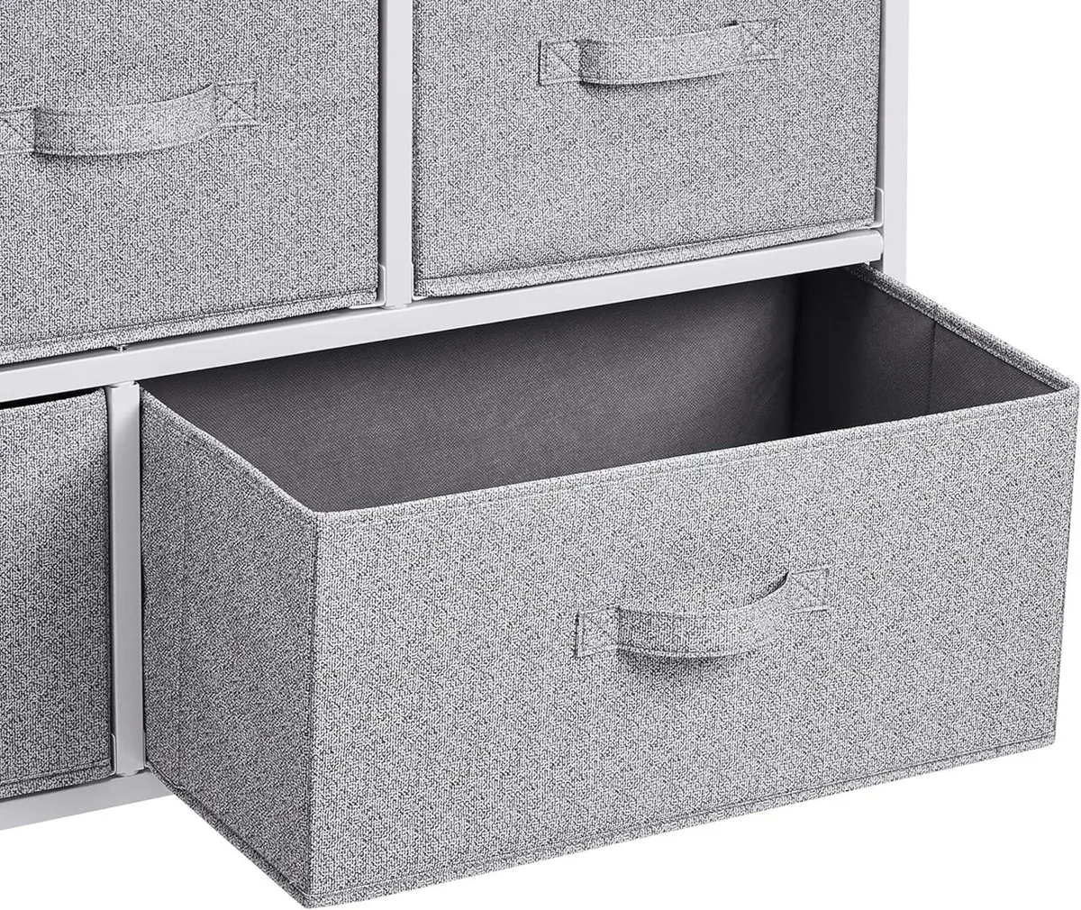 Extra Wide Fabric 5-Drawer Storage Organizer Unit - Image 3
