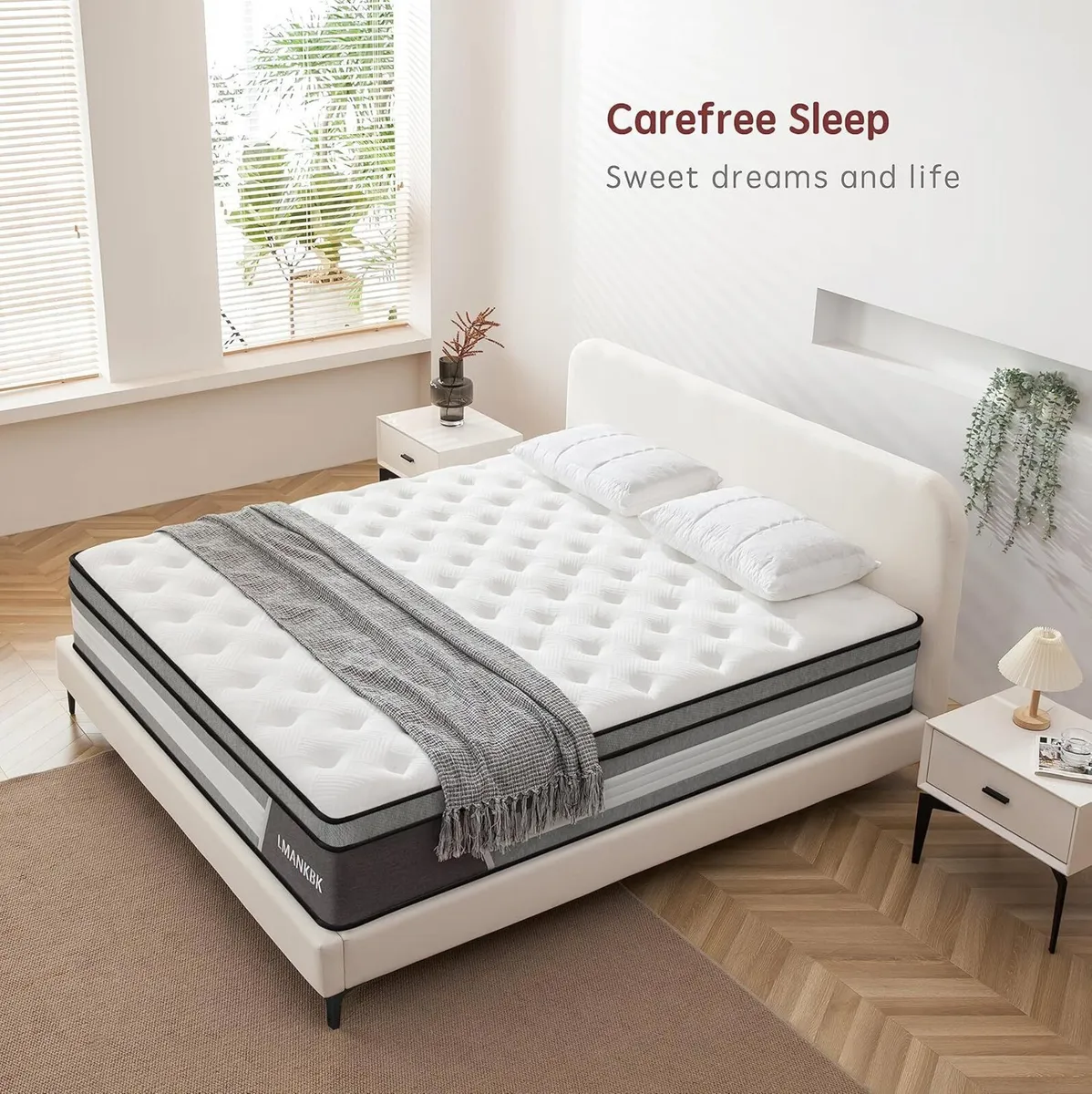 Double Mattress 4FT6 Hybrid 135x190x25cm Height - Image 4