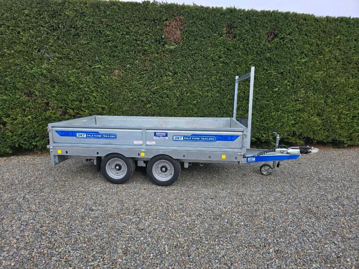New Dale kane 10x5ft builders dropside trailer led - Image 1