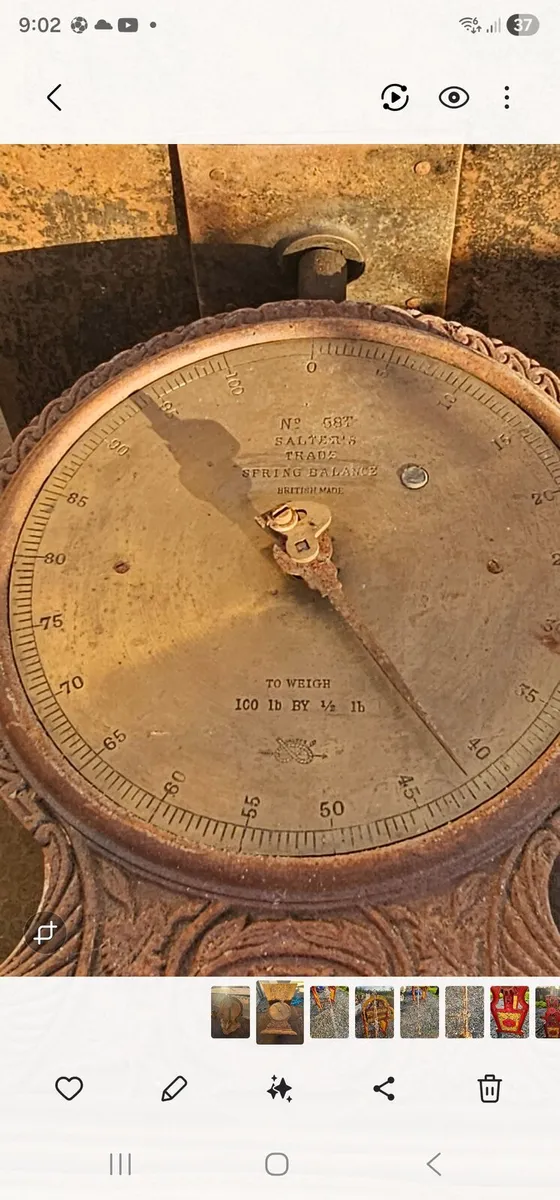 Vintage salters no 58 scales - Image 1