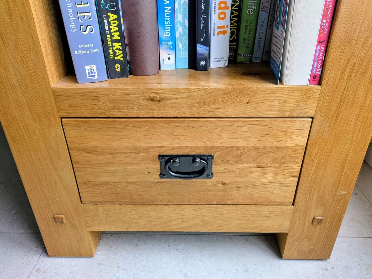 Solid oak tv unit - Image 4