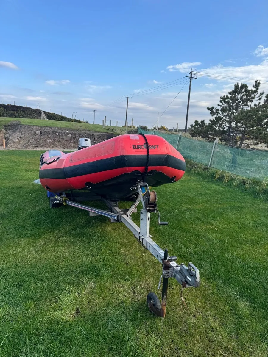 Inflatable Boat, Trailer & Engine - Image 2