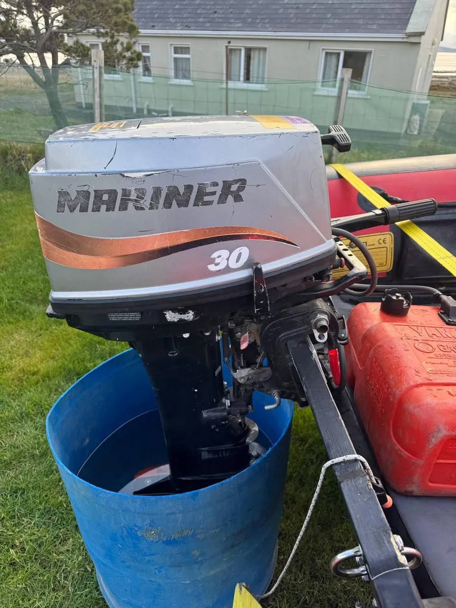 Inflatable Boat, Trailer & Engine - Image 3