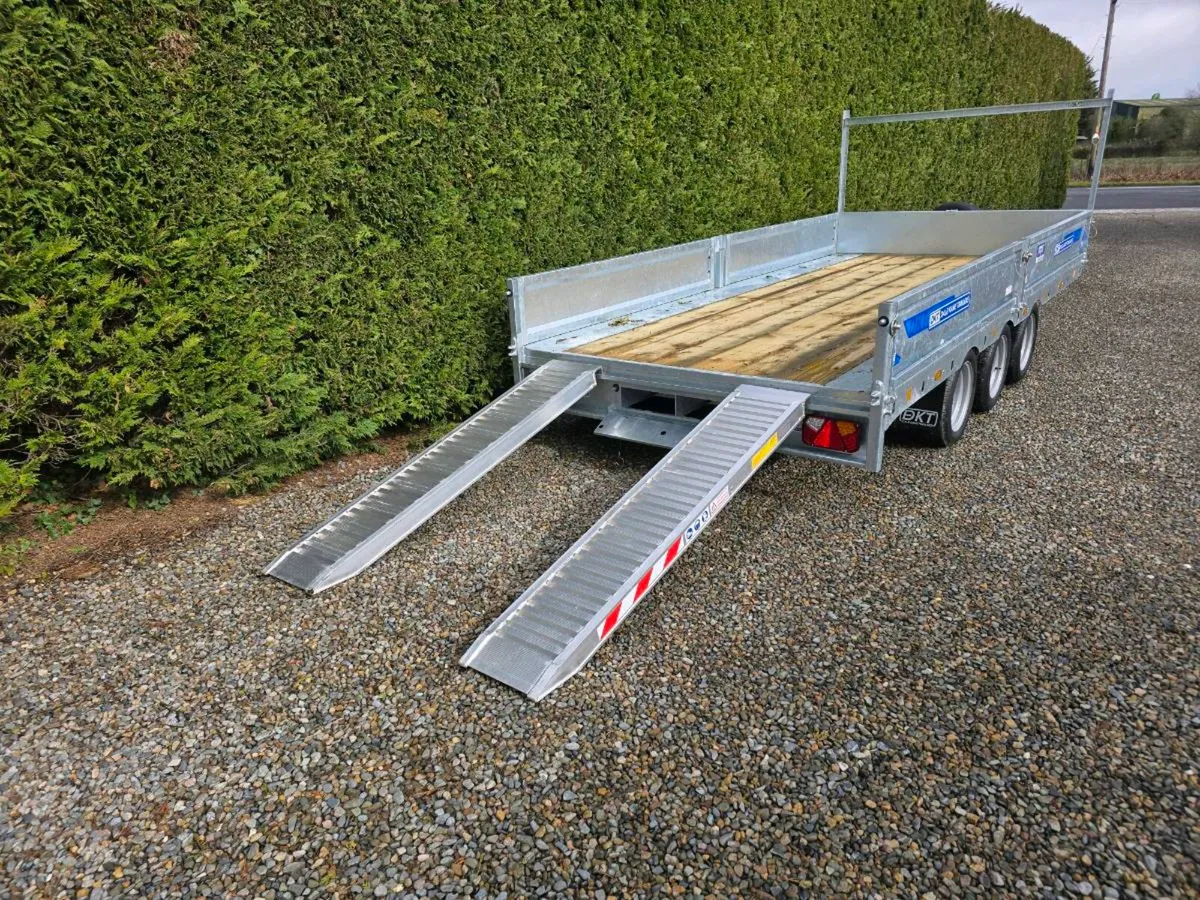 Dale kane 12x6 tri axle builders dropside trailer - Image 2