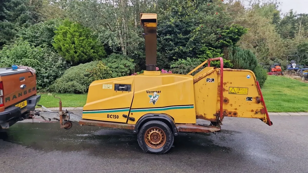 Vermeer BC150 diesel wood chipper woodchipper - Image 1