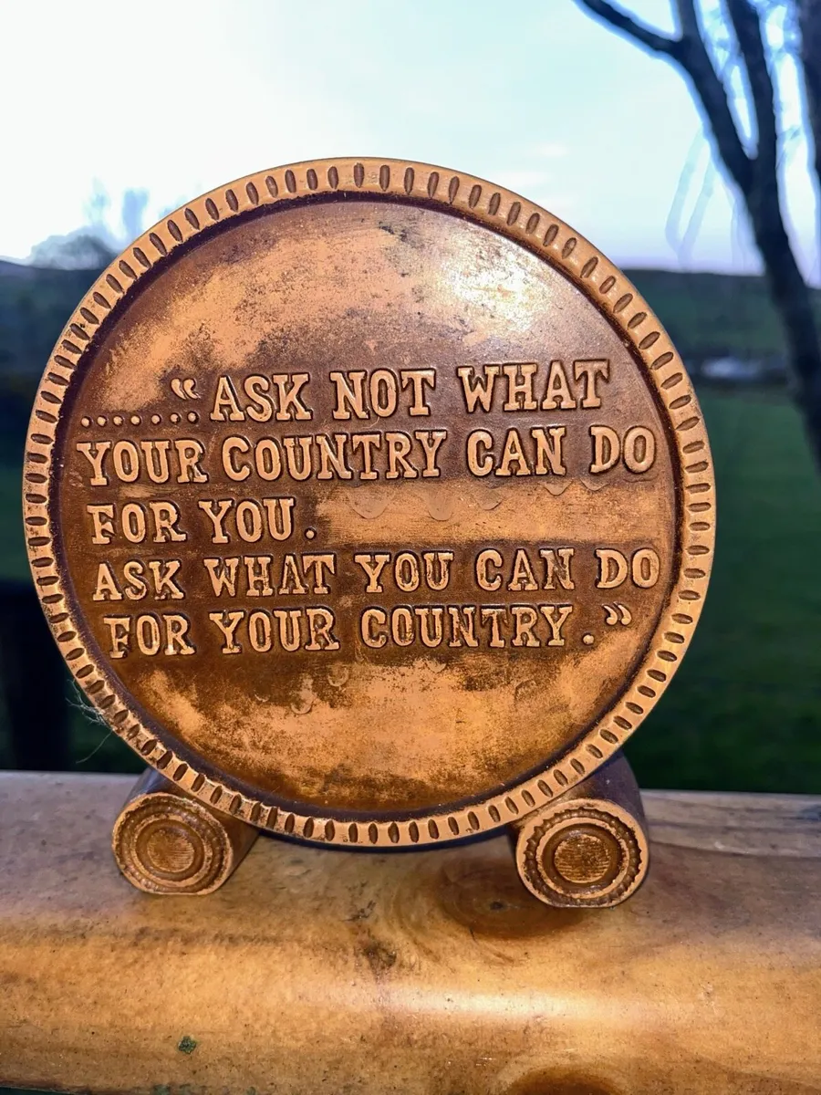 JFK Vintage commemorative money bank - Image 2