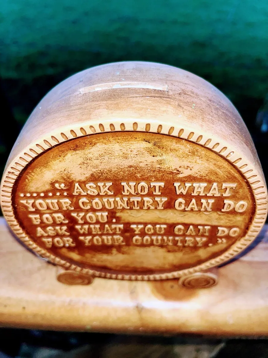 JFK Vintage commemorative money bank - Image 3