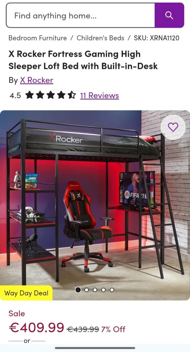 X rocker bed - Image 4