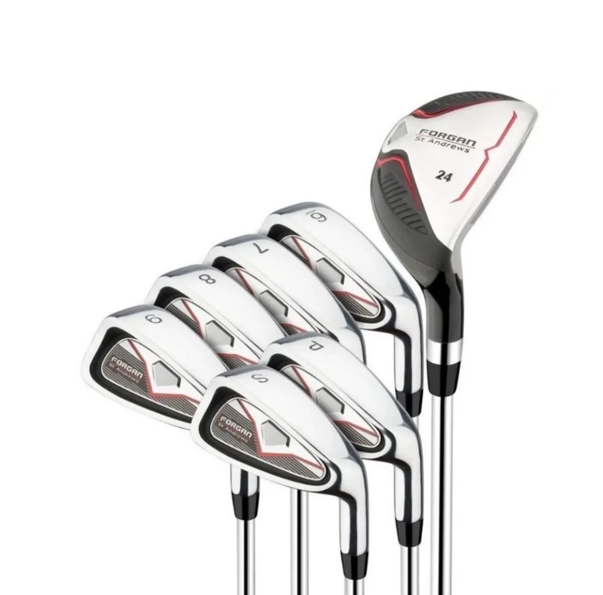 Forgan F100 NEW Irons with Hybrid Men’s Golf Clubs - Image 1