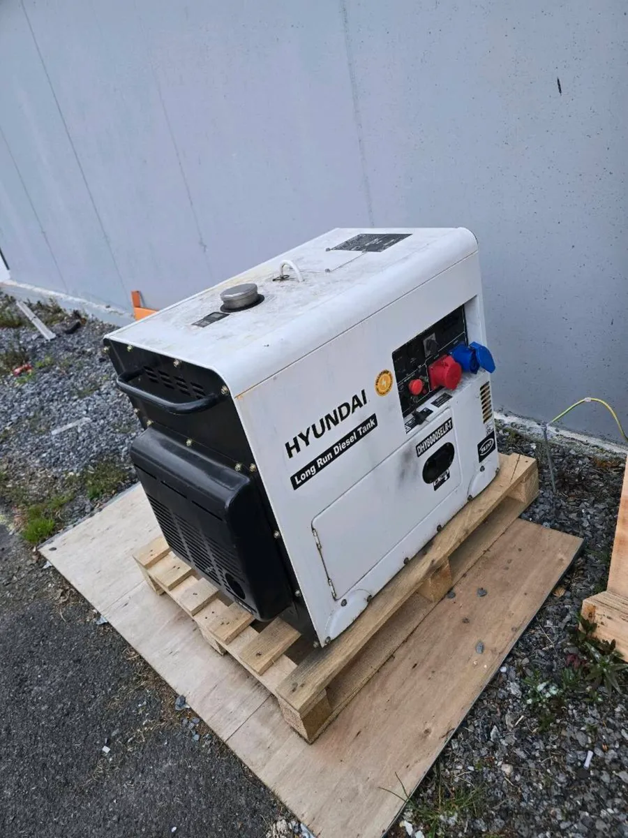 Hyundai 6kW/7.5kVA Long Run Diesel Generator - Image 1