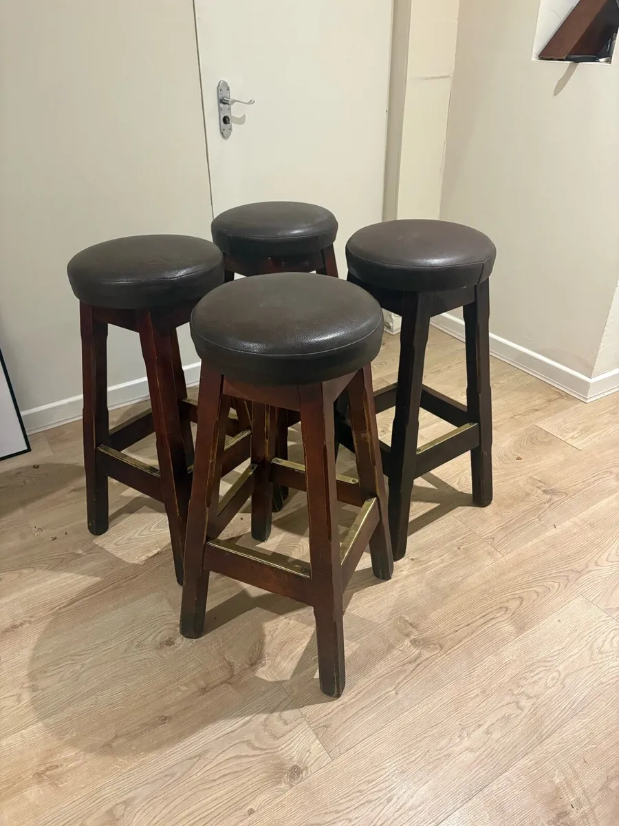 Bar stools x4 - Image 2