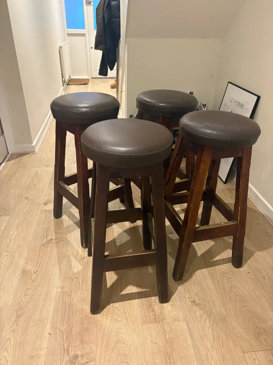 Bar stools x4 - Image 3