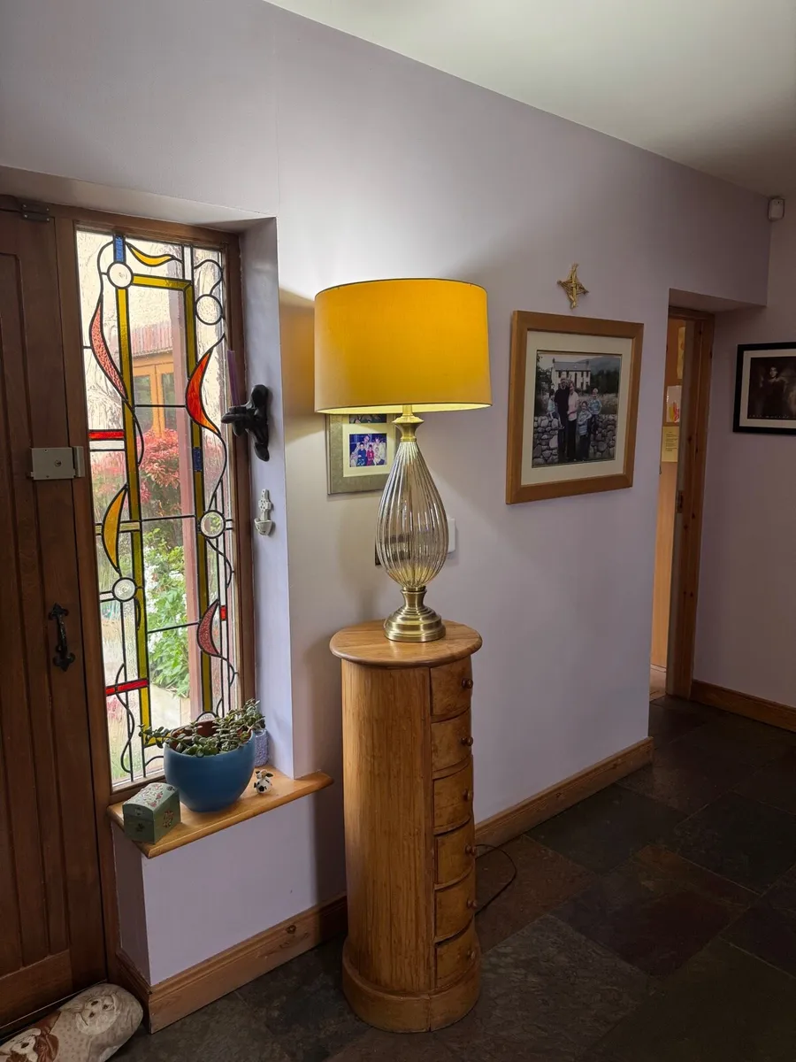 Glass Table Lamp - Image 1