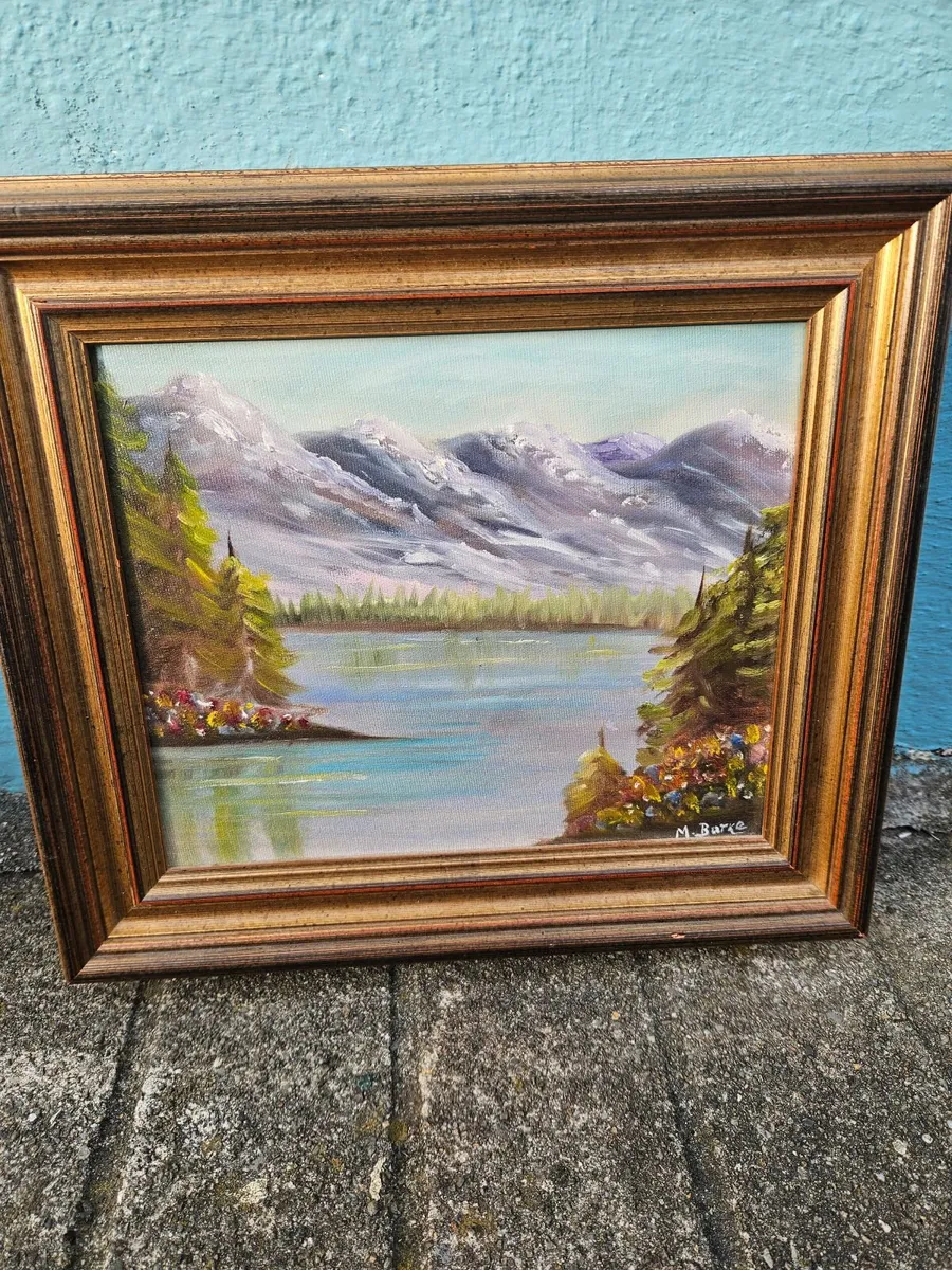 Picture Oil on Canvas - Image 4