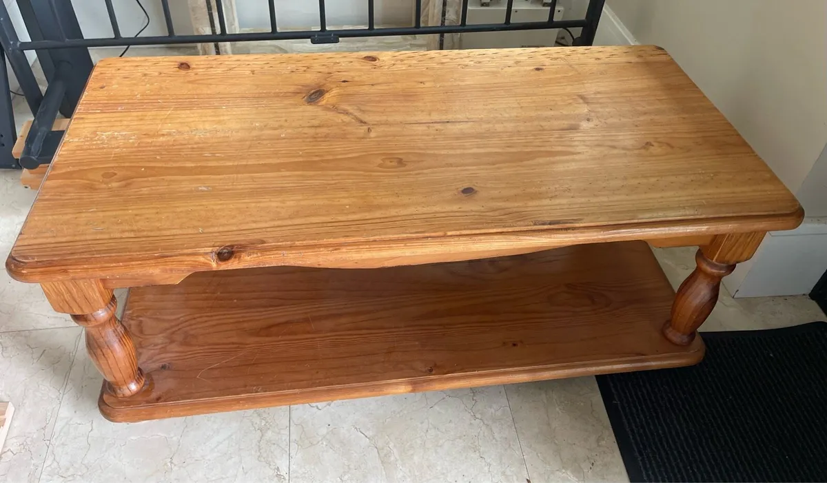 Extremely Solid Pine Coffee Table - Can Deliver