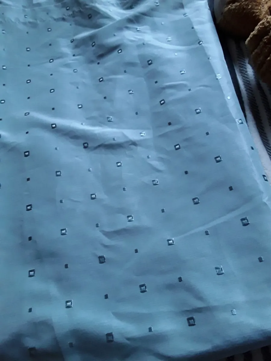 Beautiful large blue drapes - Image 3