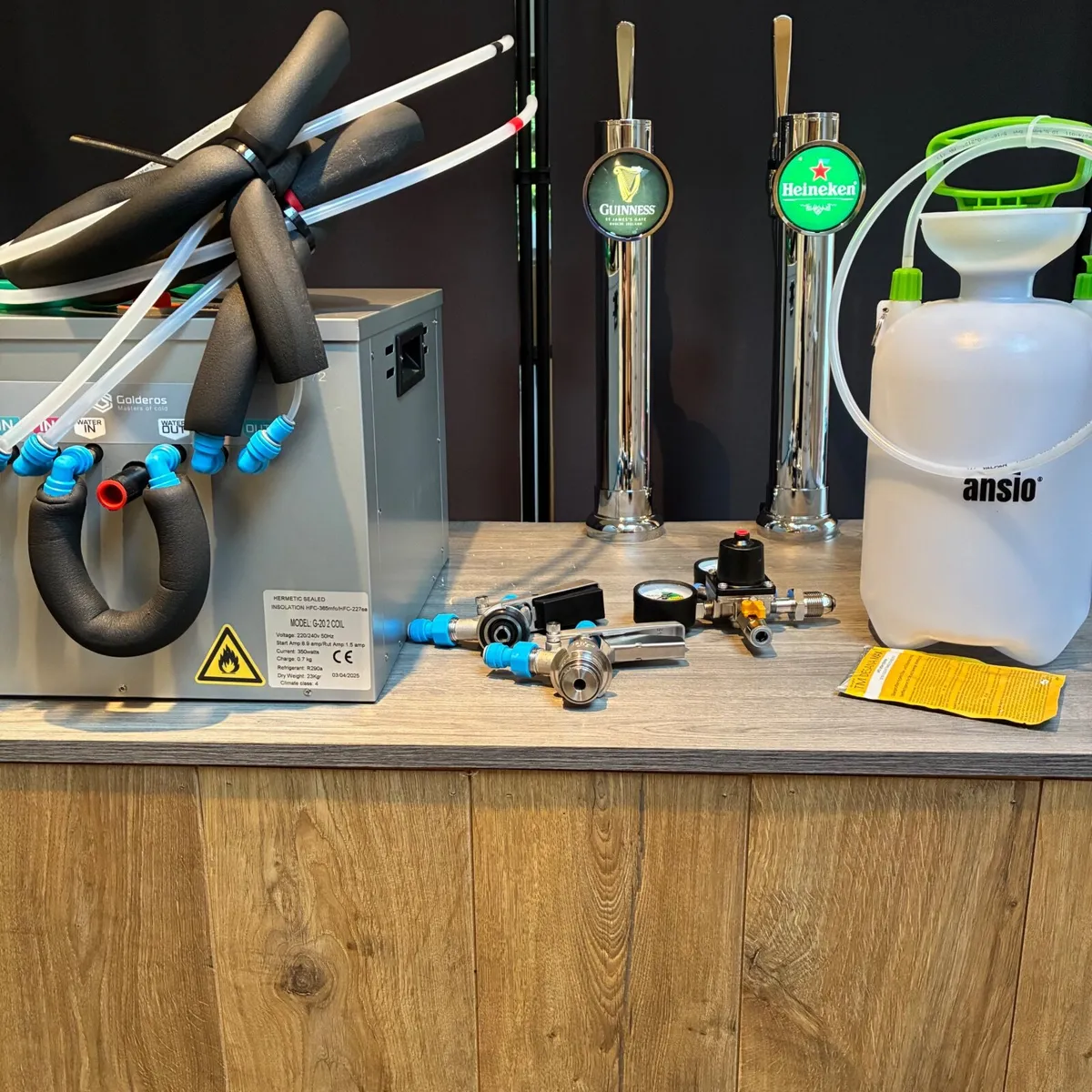 Complete (All New) Home Bar System with 2 x Fonts - Image 1