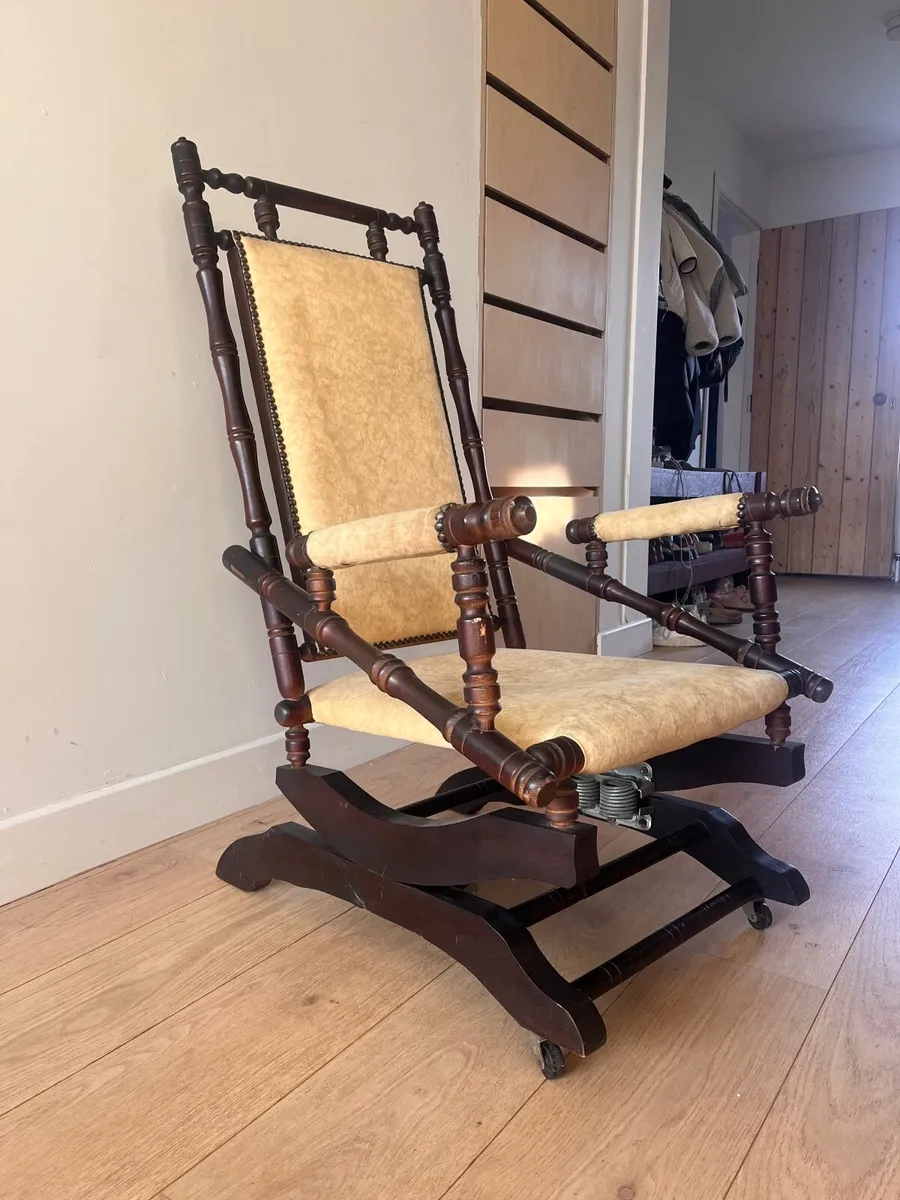 Antique rocking armchair - Image 1