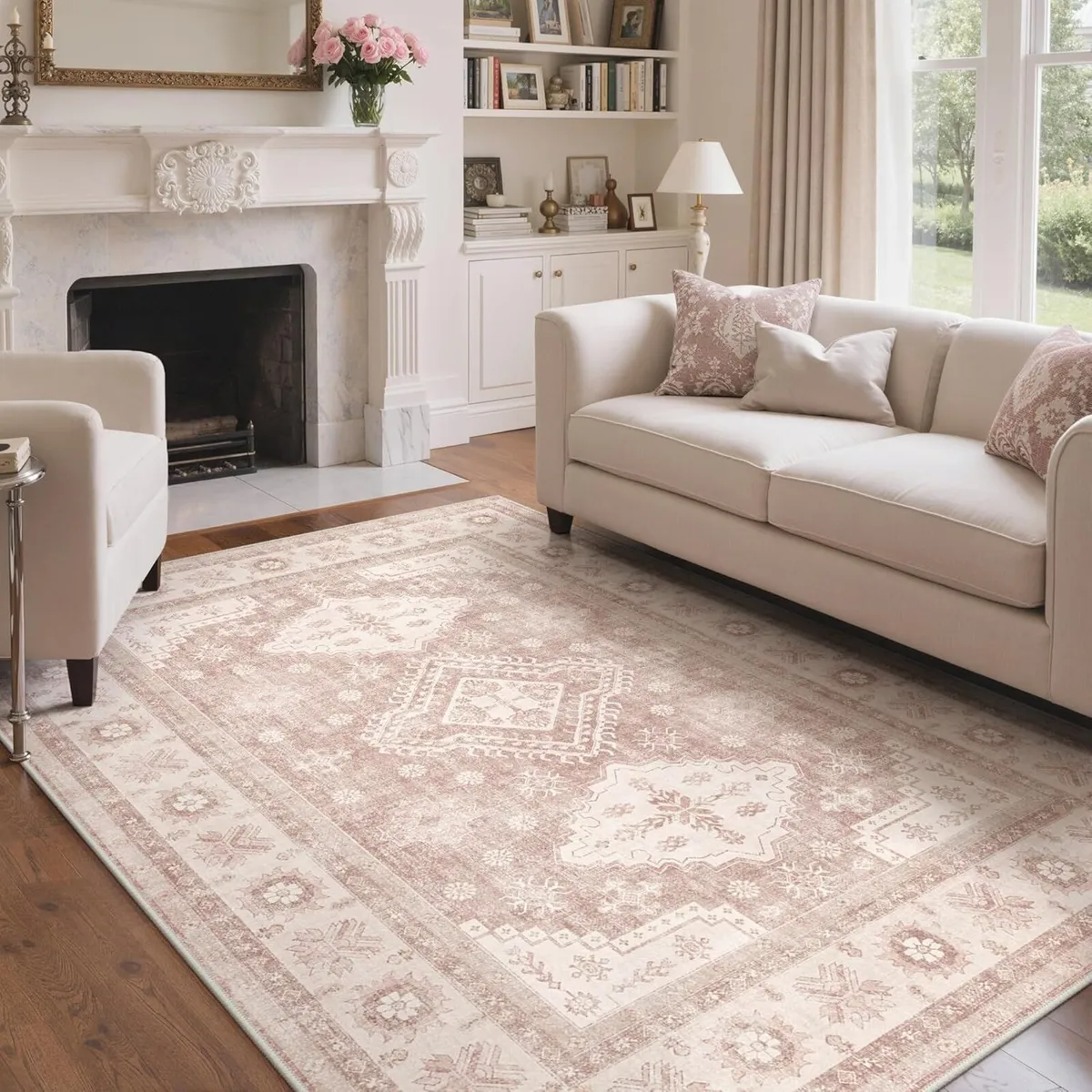 Rugs Living Room 200x290cm Extra Large Washable - Image 1