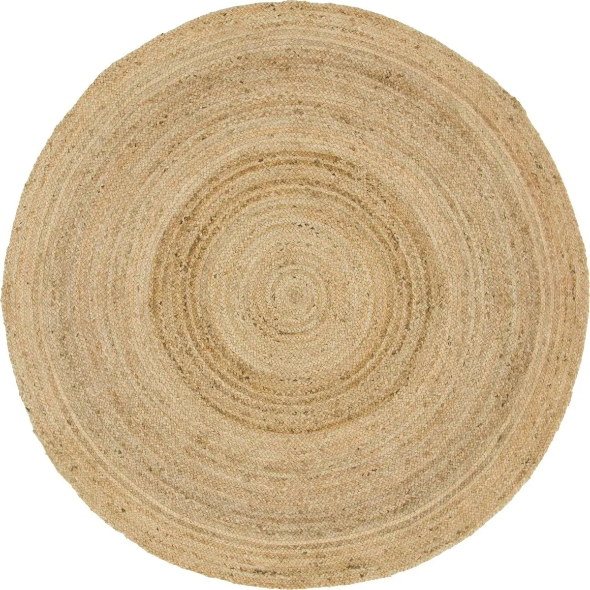 Jute Braided Rug - 150 CM or 5' Round Handwoven - Image 3