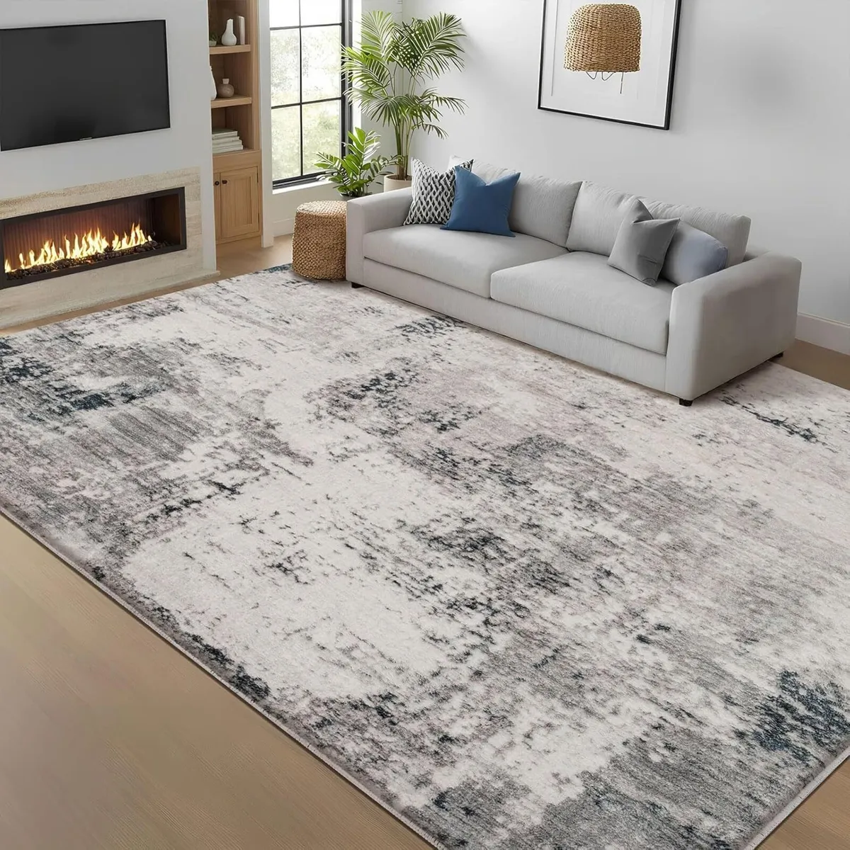 Rugs Living Room Modern Soft Bedroom Rug Large - Image 1