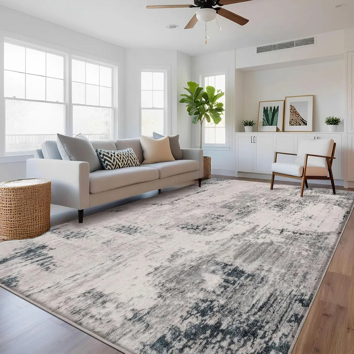 Rugs Living Room Modern Soft Bedroom Rug Large - Image 2