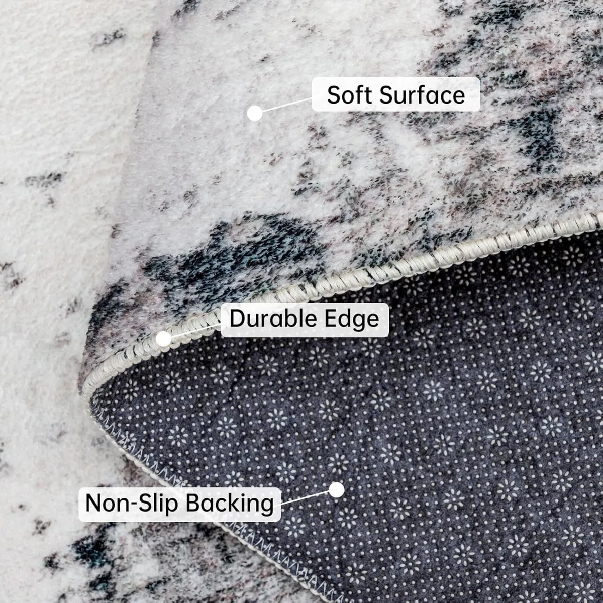 Rugs Living Room Modern Soft Bedroom Rug Large - Image 3