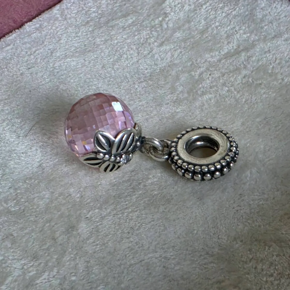 Pandora morning butterfly pink charm - Image 1