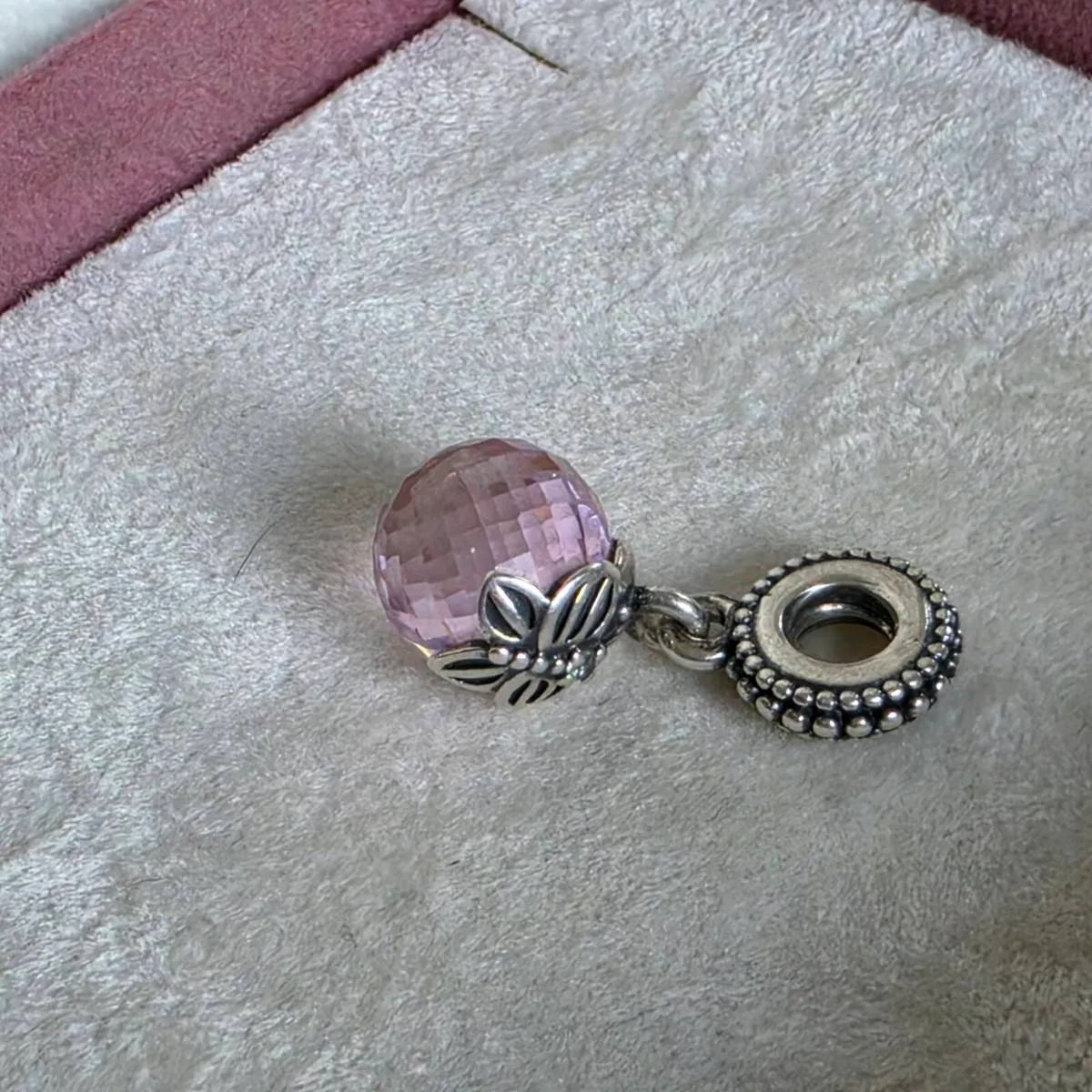 Pandora morning butterfly pink charm - Image 3