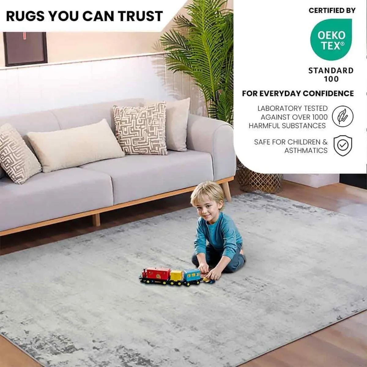 Alix Utrecht Abstract Rug - Area Rugs Living Room - Image 3