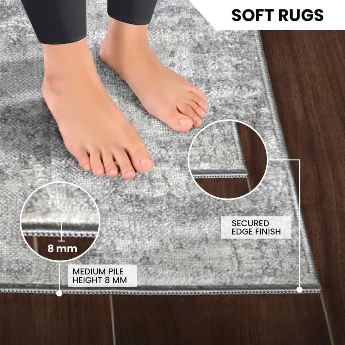 Alix Utrecht Abstract Rug - Area Rugs Living Room - Image 4