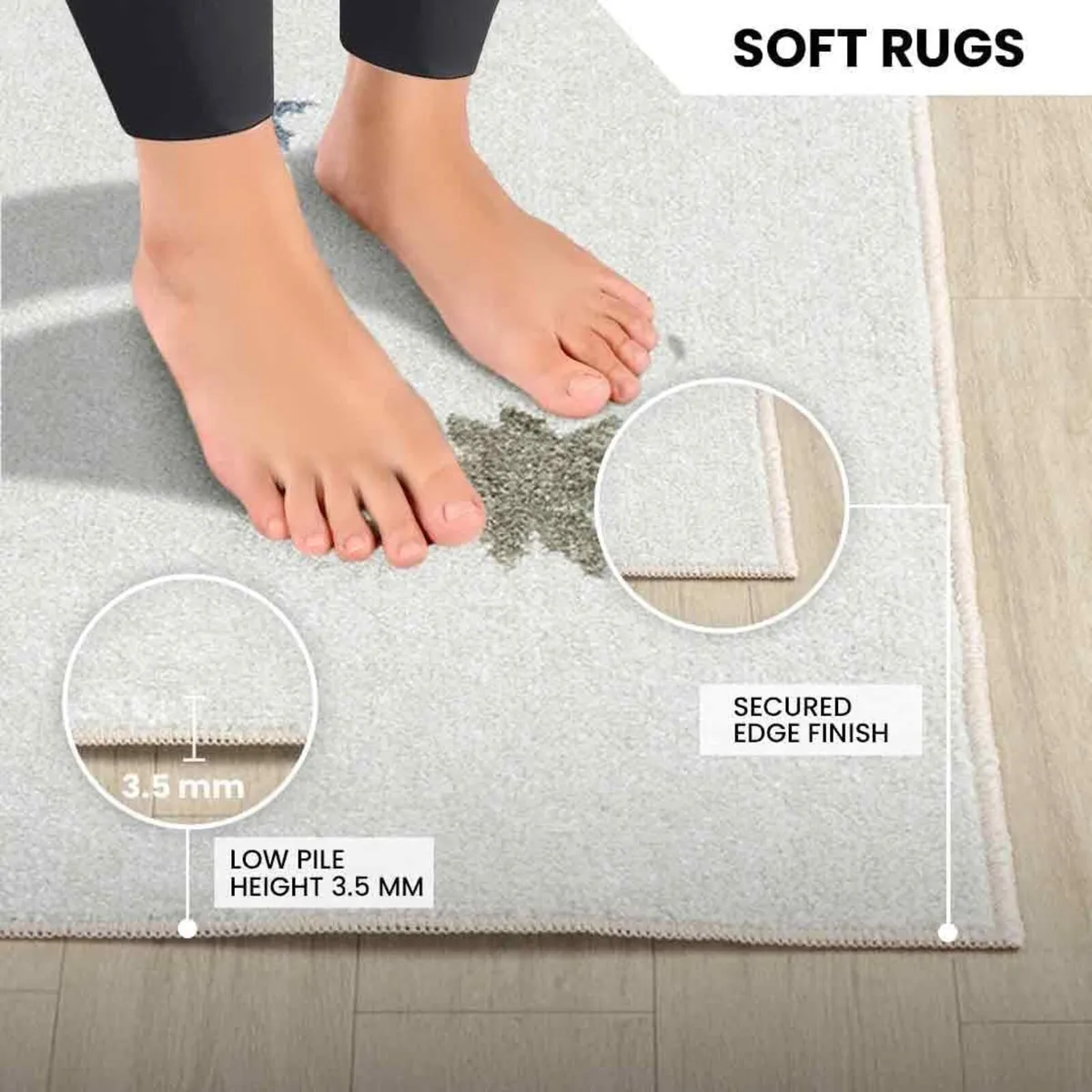 Stella Stars Washable Kids Rug - Childrens Rugs - Image 4