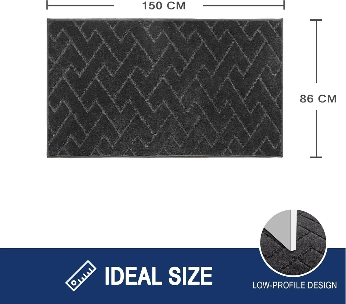 Dirt Trapper Indoor Door Mat 86 x 150 cm Machine - Image 2