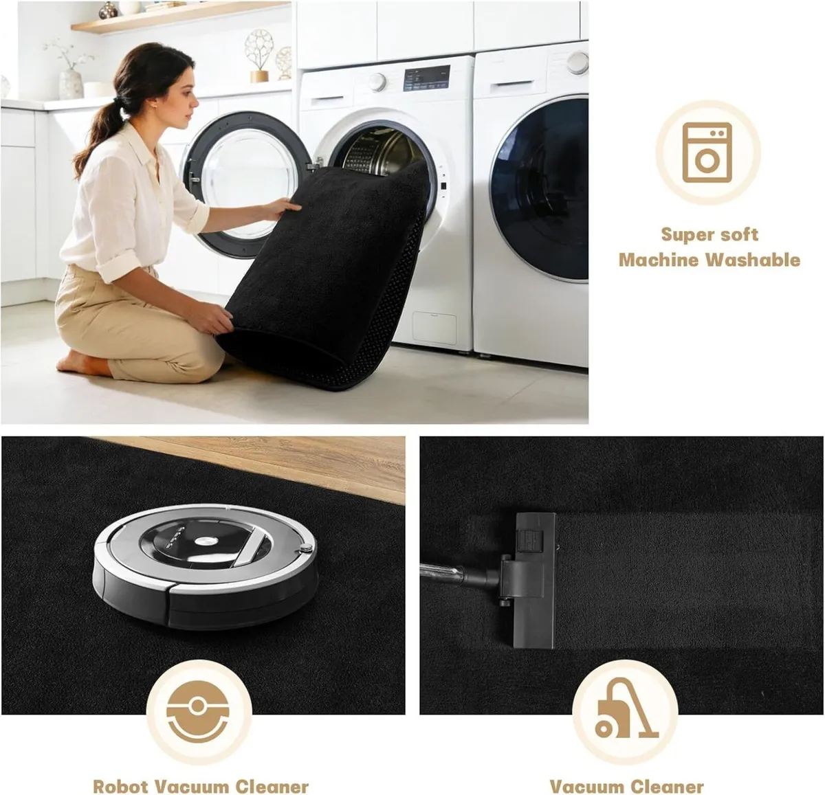 Large Rugs for Living Room Ultra Soft Fluffy - Image 3