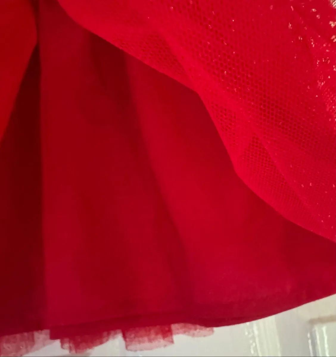 Girls Red Skirt Aged 5-6 - Image 2