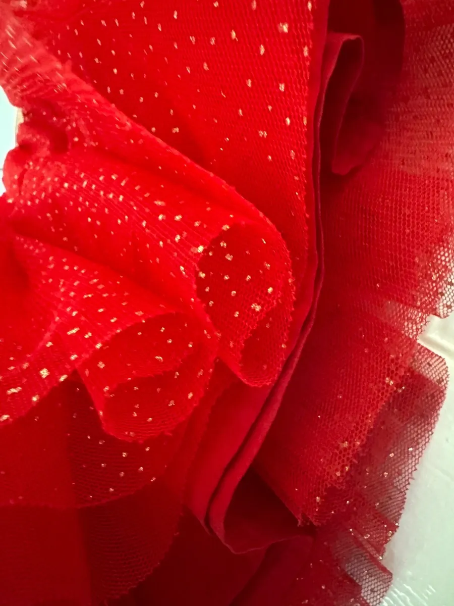 Girls Red Skirt Aged 5-6 - Image 3