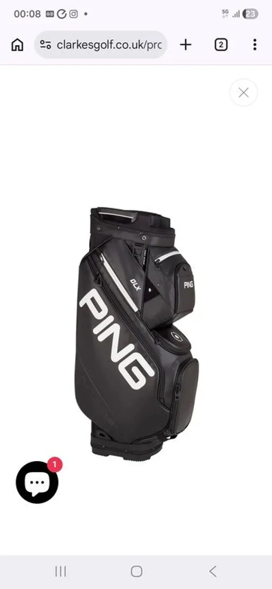 Taylormade/ping golf bags - Image 1
