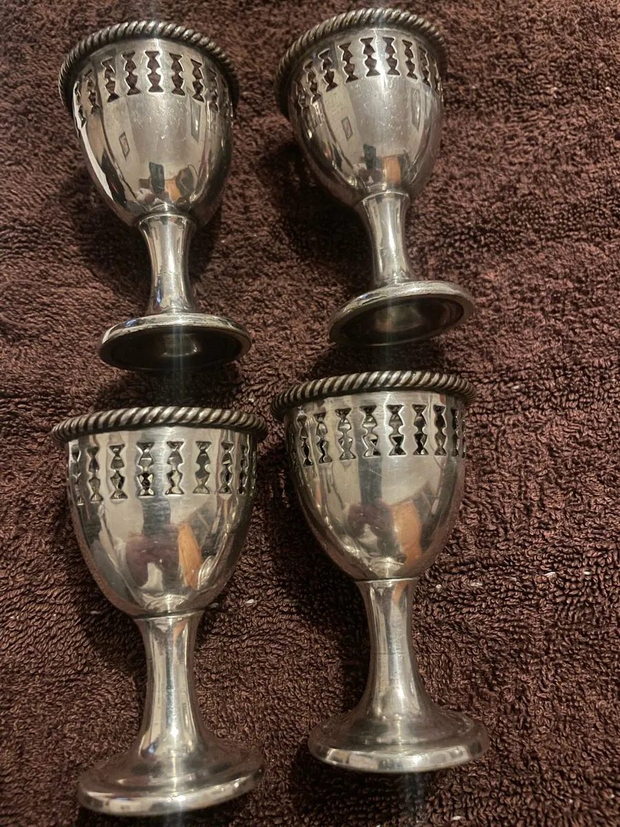 Vintage egg holder breakfast set - Image 4