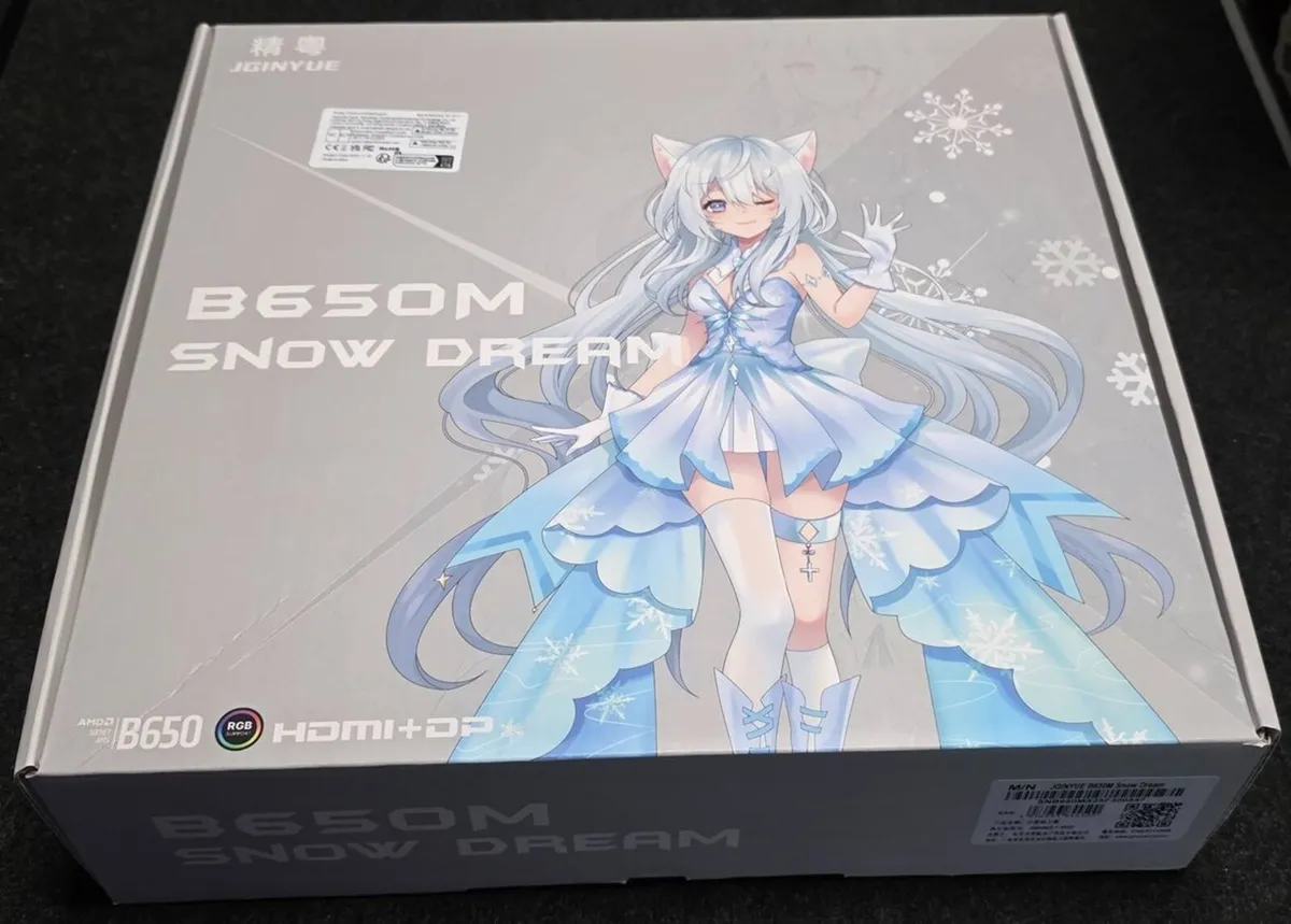 JGINYUE B650M Snow Dream + Ryzen 7 8700F CPU - Image 4