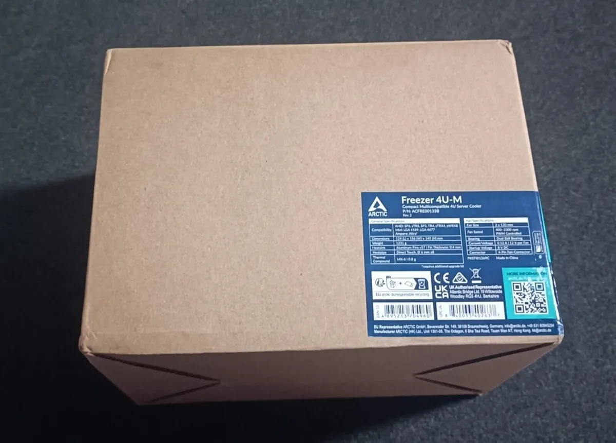 ARCTIC Freezer 4U-M(Rev. 2)Server CPU Cooler - Image 1