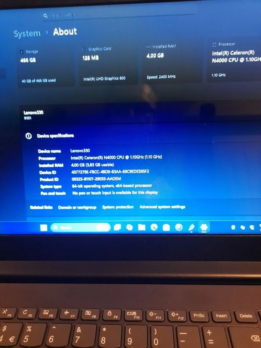 loptop Lenovo 330 - Image 3