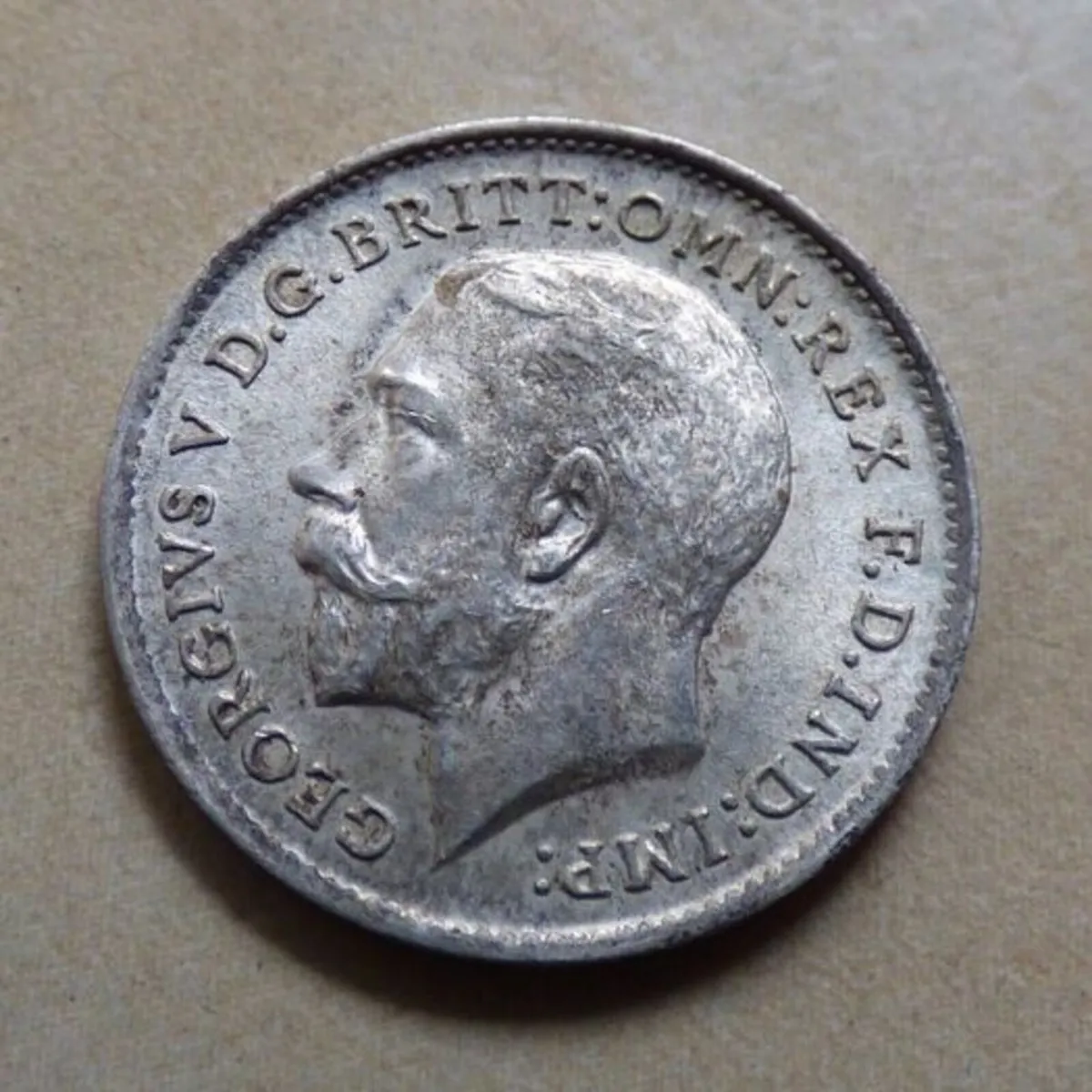 KGV 925 Silver Threepence 1911