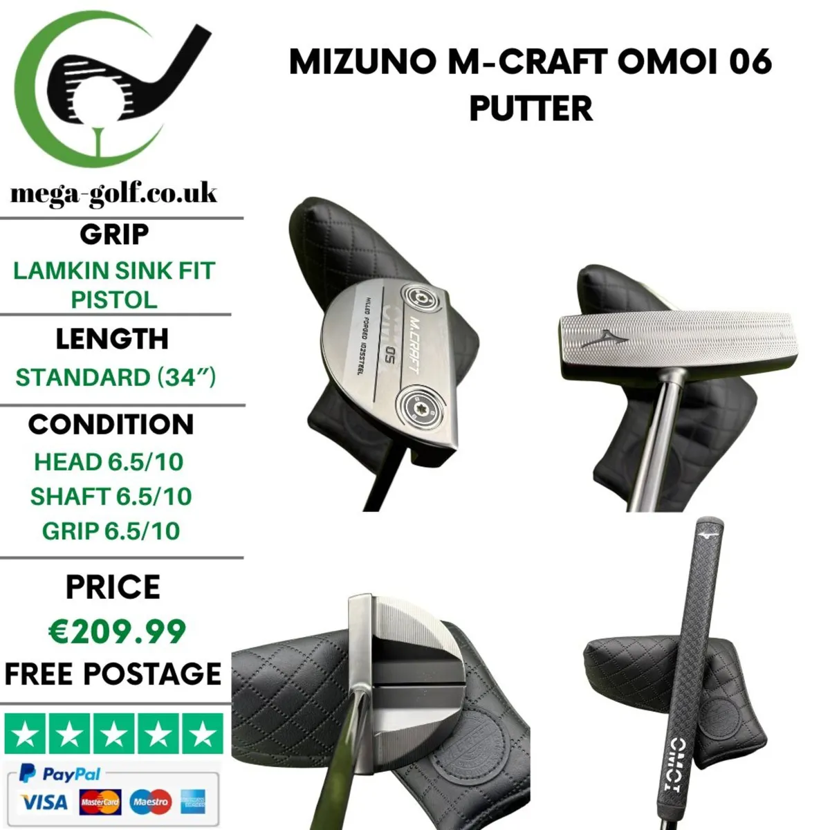 Mizuno M-Craft OMOI 06 Putter / 34'' - Image 1