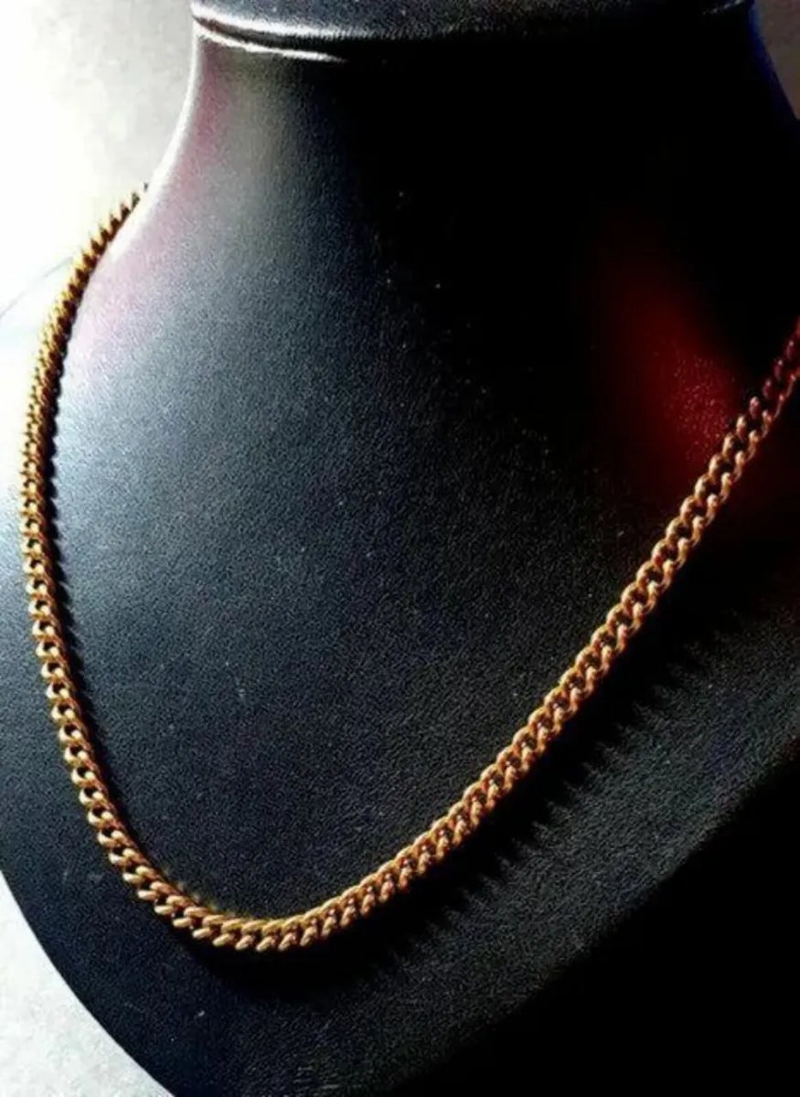 Hallmarked Vintage 22" 9ct Gold Neckchain - Image 4