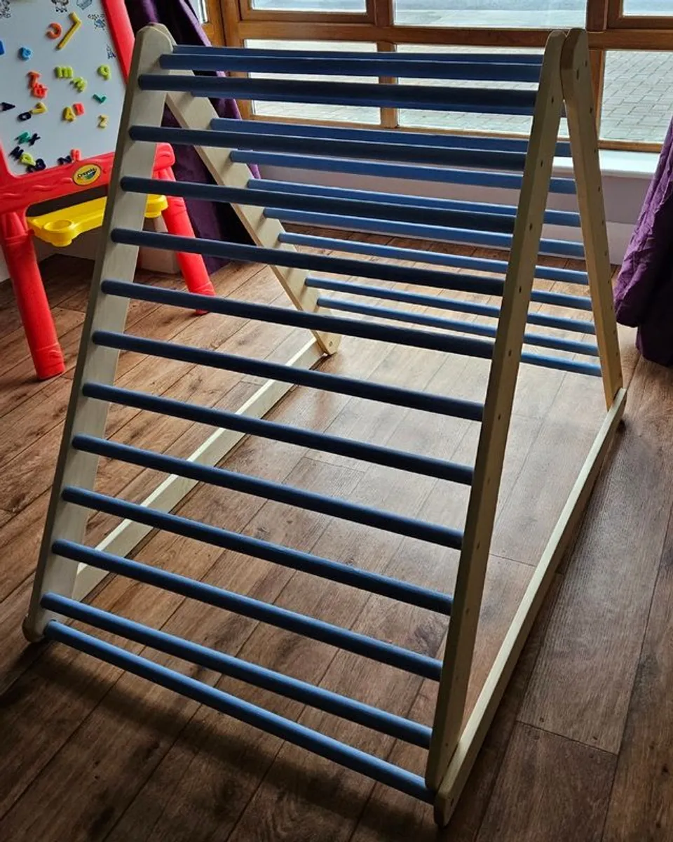 Slide and Climbing Frame (Pikler Triangle - Montessori approved) - Image 3