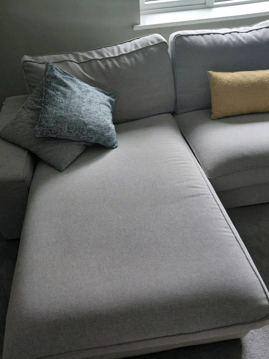 3 seat sofa with chaise longue - Image 2